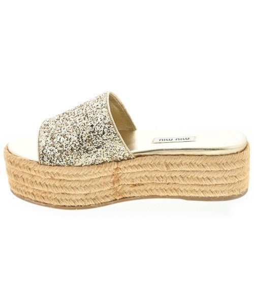 Miu Miu รองเท้าแตะ