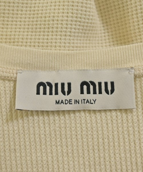 Miu Miu เสื้อยืด/เสื้อท็อปส์