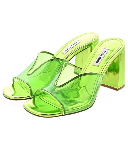 Miu Miu รองเท้าแตะ