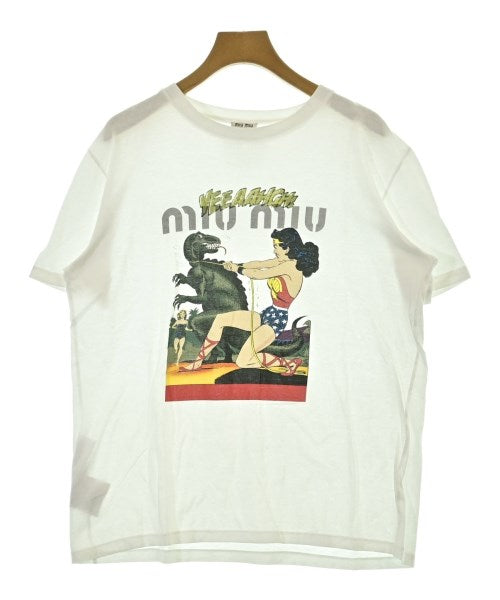 Miu Miu เสื้อยืด/เสื้อท็อปส์