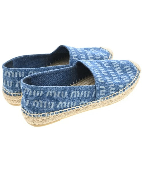 Miu Miu รองเท้าพื้นเชือกสาน