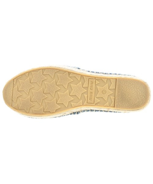 Miu Miu รองเท้าพื้นเชือกสาน