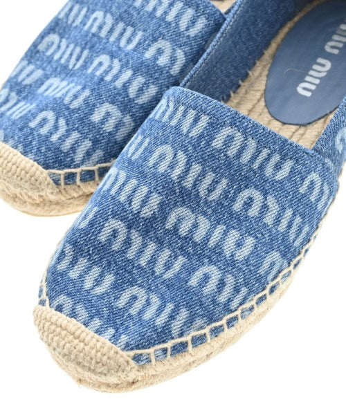 Miu Miu รองเท้าพื้นเชือกสาน