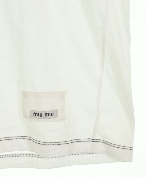 Miu Miu เสื้อยืด/เสื้อท็อปส์