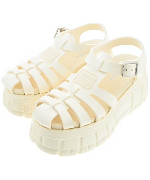 Miu Miu รองเท้าแตะ