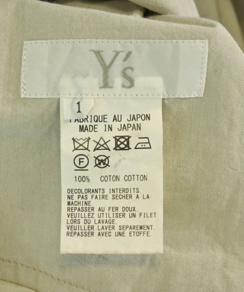 Y's เดรสที่เป็นเสื้อเชิ้ตตัวยาว