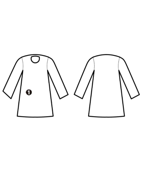 Y's เดรสที่เป็นเสื้อเชิ้ตตัวยาว