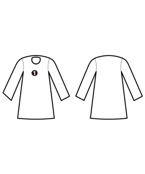 Y's เดรสที่เป็นเสื้อเชิ้ตตัวยาว