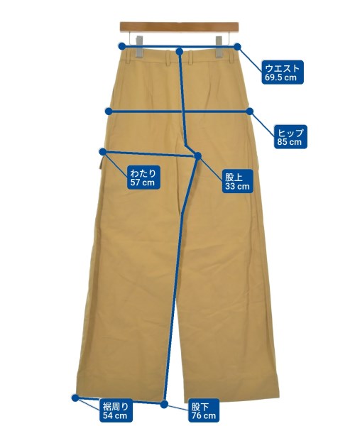 STELLA McCARTNEY กางเกงมีกระเป๋าข้างกางเกง2-4 กระเป๋า