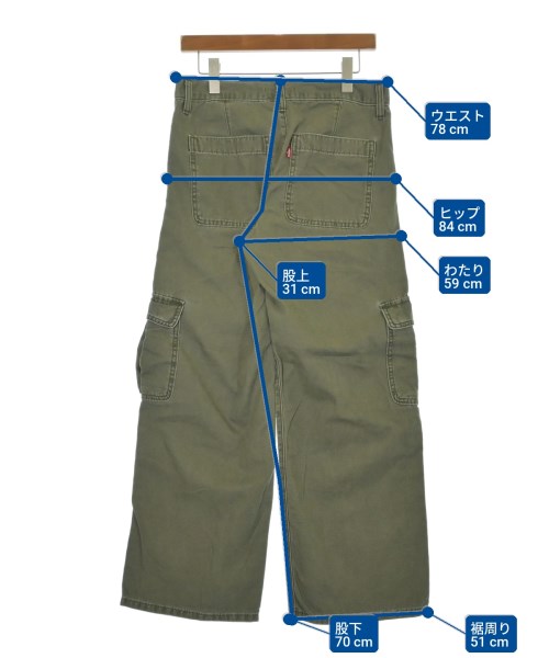 LEVI'S กางเกงมีกระเป๋าข้างกางเกง2-4 กระเป๋า