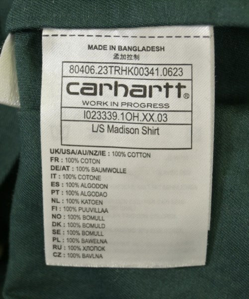 Carhartt เสื้อลำลอง