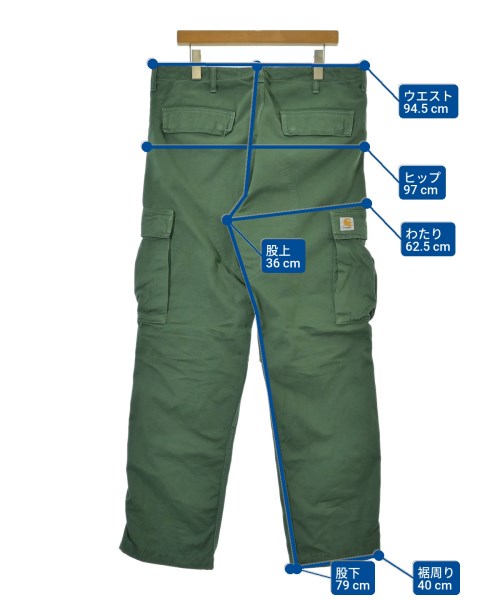 Carhartt กางเกงมีกระเป๋าข้างกางเกง2-4 กระเป๋า