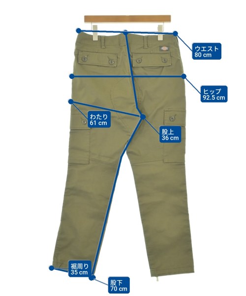 Dickies กางเกงมีกระเป๋าข้างกางเกง2-4 กระเป๋า