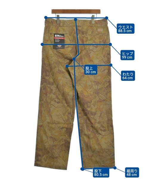 Dickies กางเกงมีกระเป๋าข้างกางเกง2-4 กระเป๋า