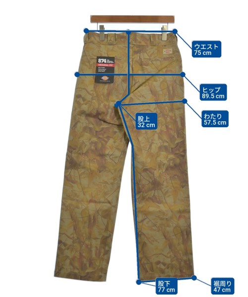 Dickies กางเกงมีกระเป๋าข้างกางเกง2-4 กระเป๋า