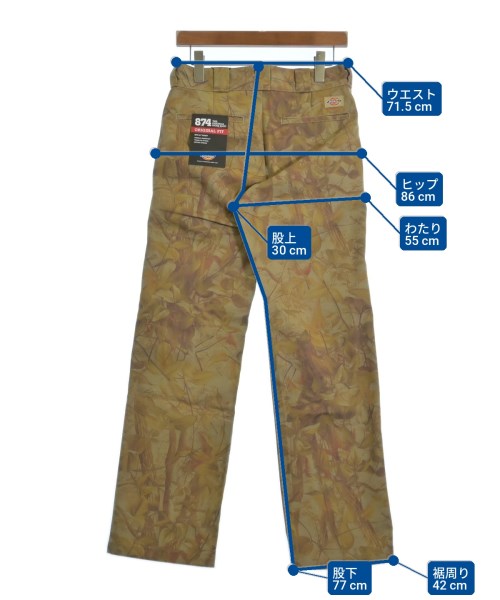 Dickies กางเกงมีกระเป๋าข้างกางเกง2-4 กระเป๋า