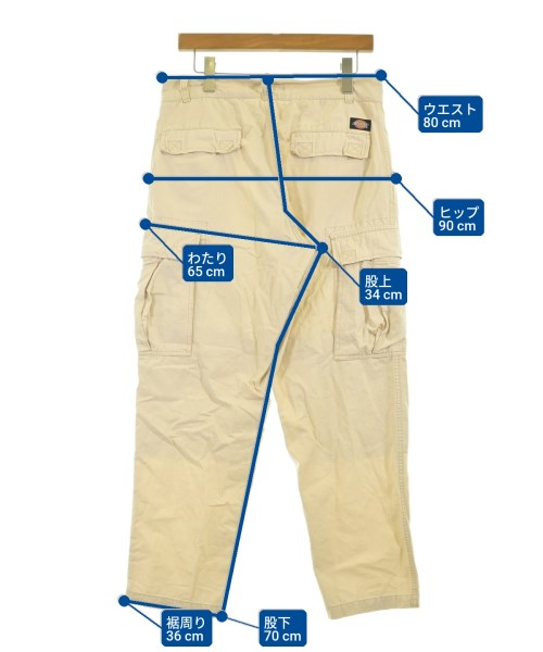 Dickies กางเกงมีกระเป๋าข้างกางเกง2-4 กระเป๋า