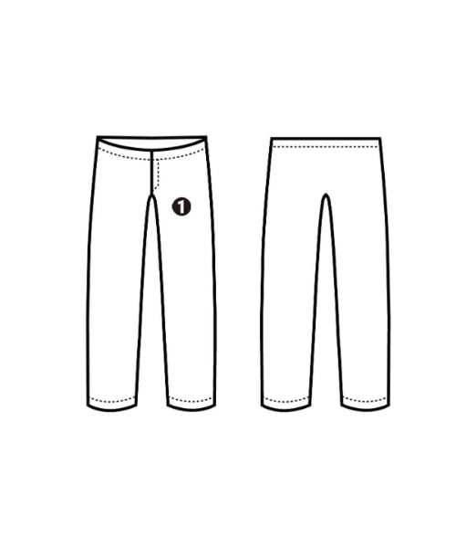 MILITARY กางเกงมีกระเป๋าข้างกางเกง2-4 กระเป๋า