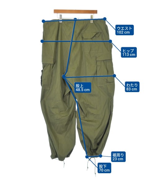 MILITARY กางเกงมีกระเป๋าข้างกางเกง2-4 กระเป๋า