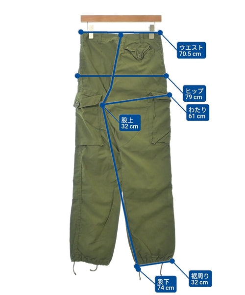 MILITARY กางเกงมีกระเป๋าข้างกางเกง2-4 กระเป๋า