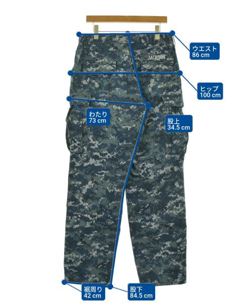 MILITARY กางเกงมีกระเป๋าข้างกางเกง2-4 กระเป๋า