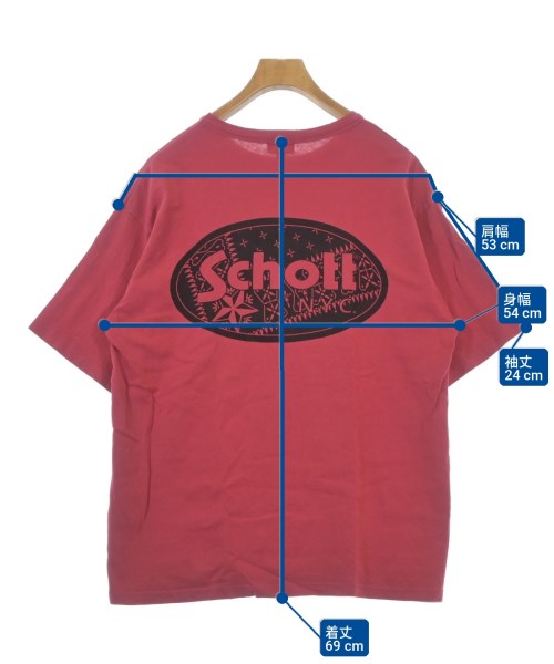Schott เสื้อยืด/เสื้อท็อปส์