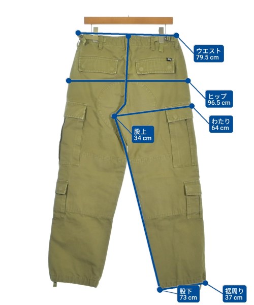 STUSSY กางเกงมีกระเป๋าข้างกางเกง2-4 กระเป๋า