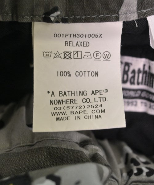 A BATHING APE กางเกงมีกระเป๋าข้างกางเกง2-4 กระเป๋า