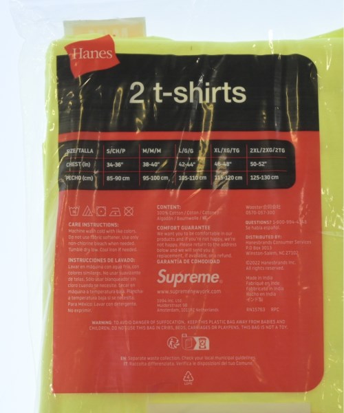 Supreme เสื้อยืด/เสื้อท็อปส์