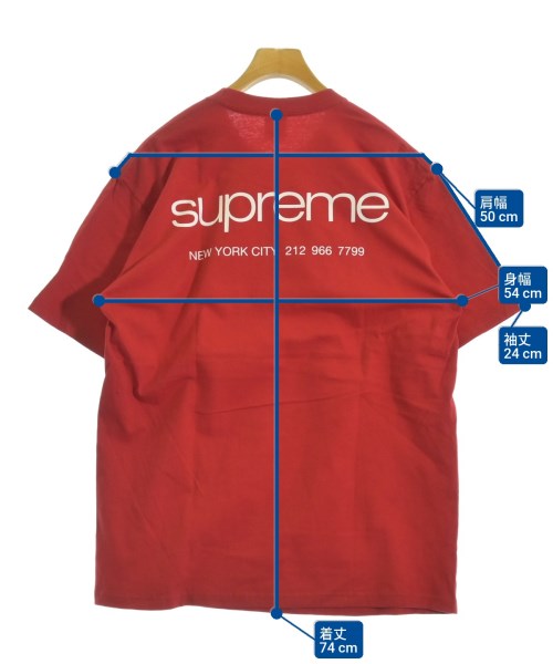 Supreme เสื้อยืด/เสื้อท็อปส์