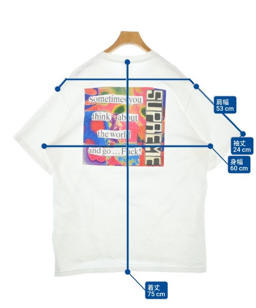 Supreme เสื้อยืด/เสื้อท็อปส์