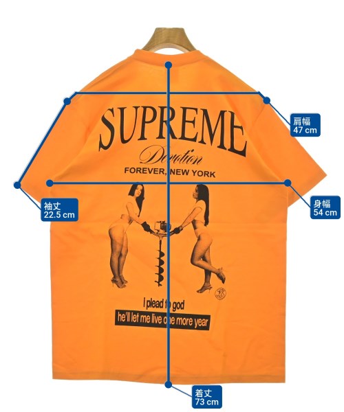 Supreme เสื้อยืด/เสื้อท็อปส์