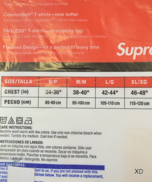 Supreme เสื้อยืด/เสื้อท็อปส์