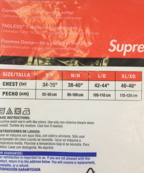 Supreme เสื้อยืด/เสื้อท็อปส์