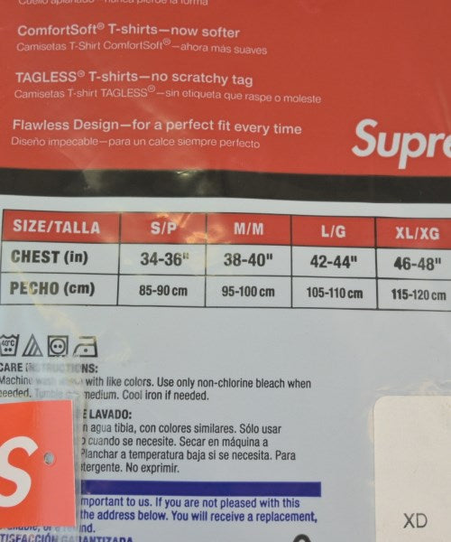 Supreme เสื้อยืด/เสื้อท็อปส์