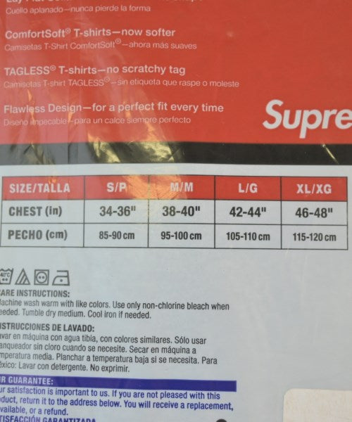Supreme เสื้อยืด/เสื้อท็อปส์
