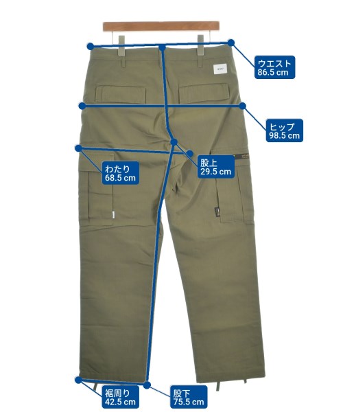 WTAPS กางเกงมีกระเป๋าข้างกางเกง2-4 กระเป๋า
