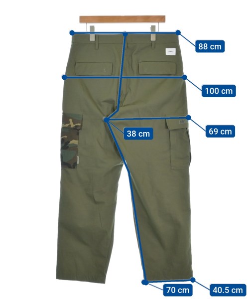 WTAPS กางเกงมีกระเป๋าข้างกางเกง2-4 กระเป๋า