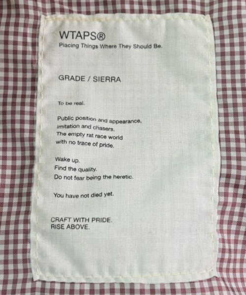 WTAPS แจ็คเก็ตเบลาส์ อื่น