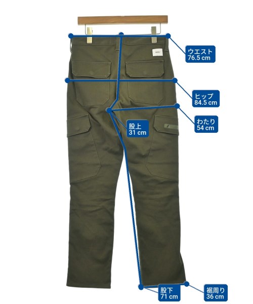 WTAPS กางเกงมีกระเป๋าข้างกางเกง2-4 กระเป๋า