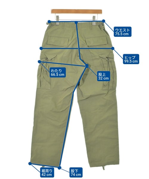 WTAPS กางเกงมีกระเป๋าข้างกางเกง2-4 กระเป๋า