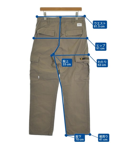 WTAPS กางเกงมีกระเป๋าข้างกางเกง2-4 กระเป๋า