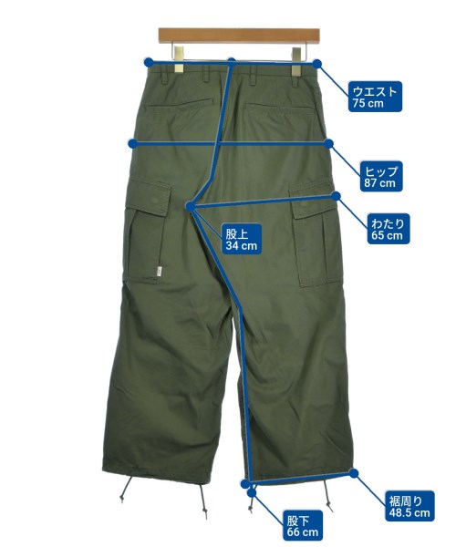 WTAPS กางเกงมีกระเป๋าข้างกางเกง2-4 กระเป๋า