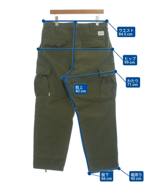 WTAPS กางเกงมีกระเป๋าข้างกางเกง2-4 กระเป๋า