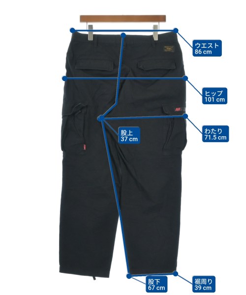 WTAPS กางเกงมีกระเป๋าข้างกางเกง2-4 กระเป๋า
