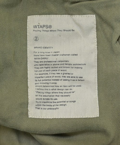 WTAPS กางเกงมีกระเป๋าข้างกางเกง2-4 กระเป๋า