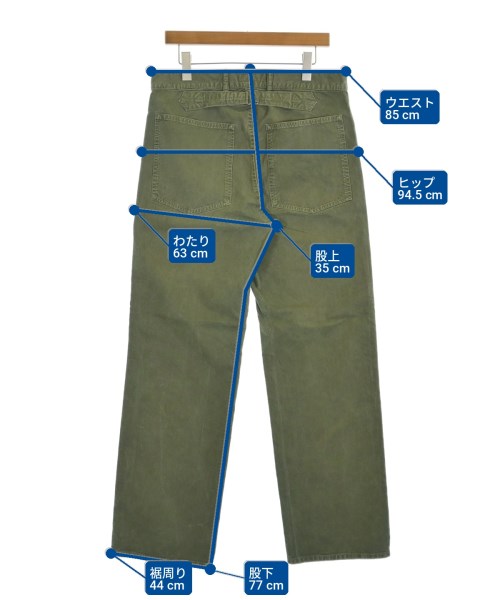 visvim กางเกงมีกระเป๋าข้างกางเกง2-4 กระเป๋า