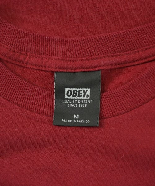 OBEY เสื้อยืด/เสื้อท็อปส์
