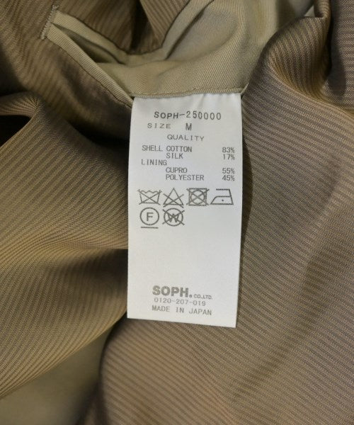 SOPHNET. เสื้อคลุมคอปก Soutien