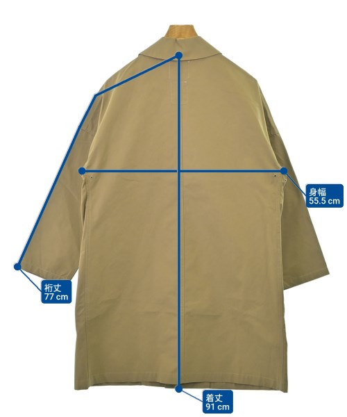 SOPHNET. เสื้อคลุมคอปก Soutien